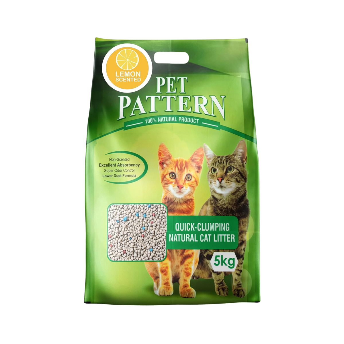 PET PATTERN LEMON CAT LITTER - Animeal