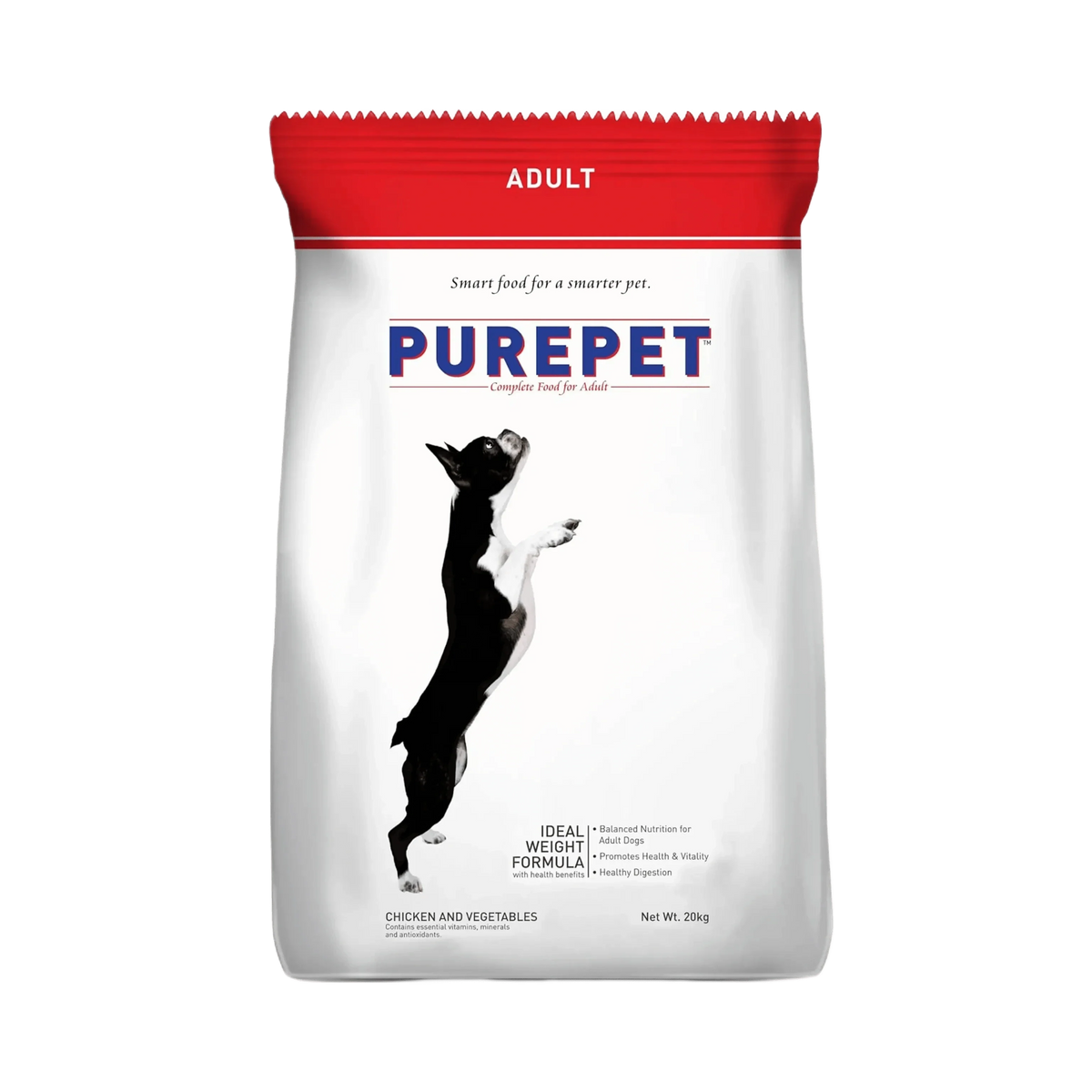 PUREPET ADULT CHIC & VEG DRY FOOD [8.5Kg] - Animeal