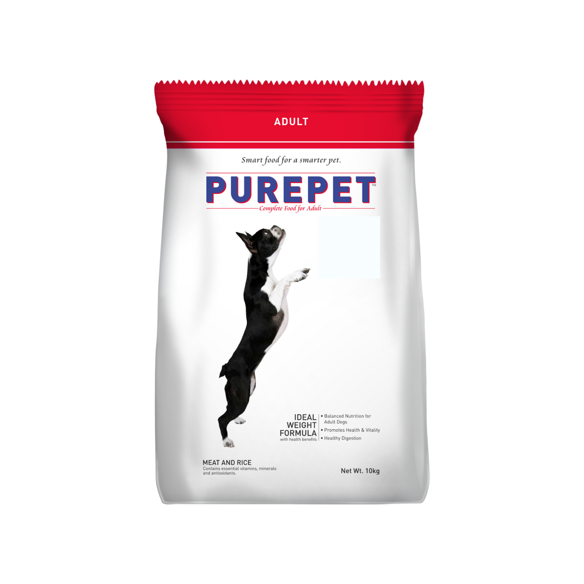 PUREPET DOG ADULT MEAT & RICE DRY FOOD (XL) - Animeal