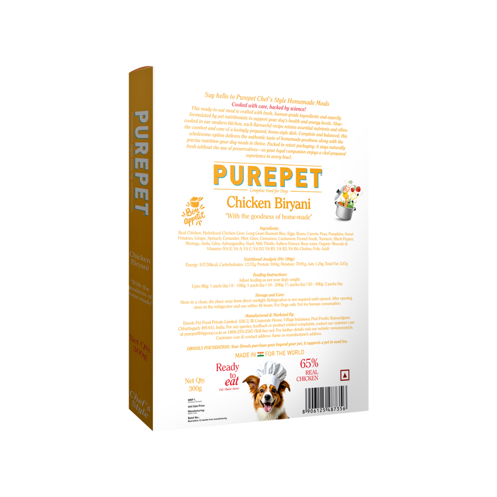 PUREPET DOG CHIC BIRYANI - Animeal