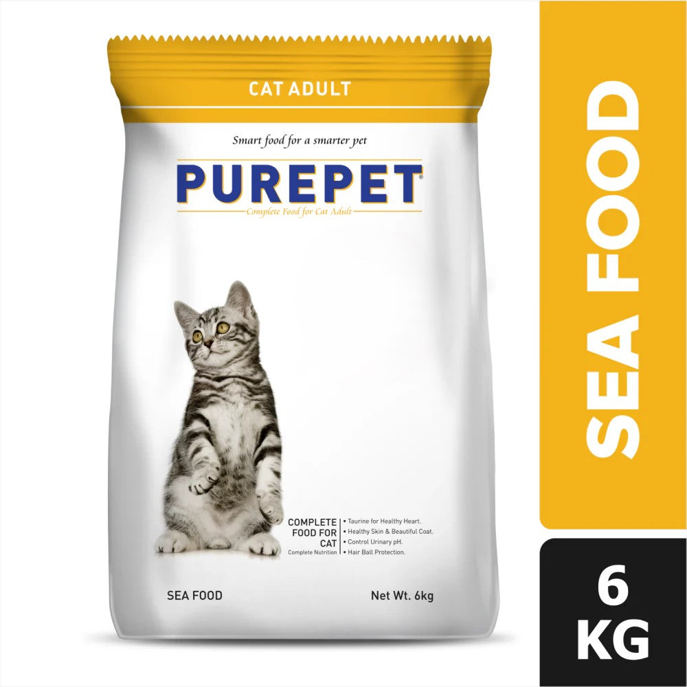 PUREPET SEAFOOD CAT DRY FOOD (L) - Animeal