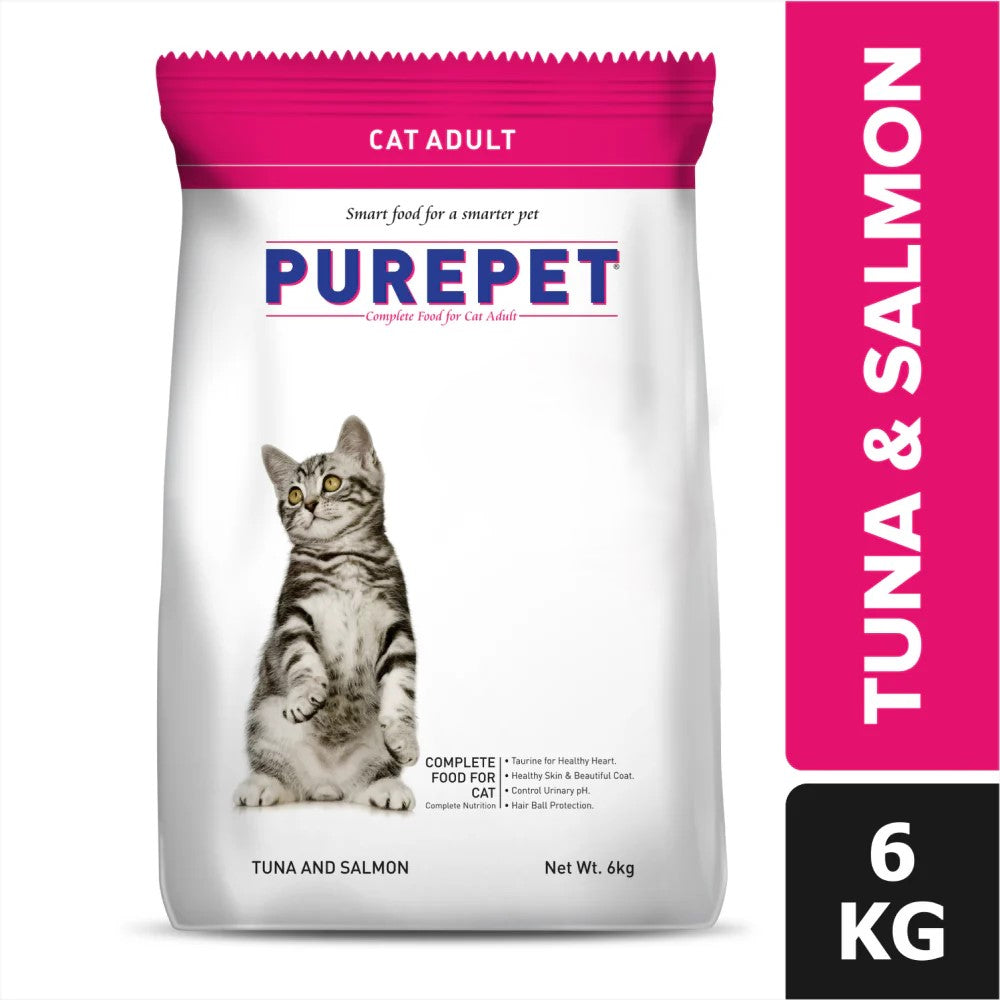 PUREPET TUNA & SALMON CAT DRY FOOD (L)