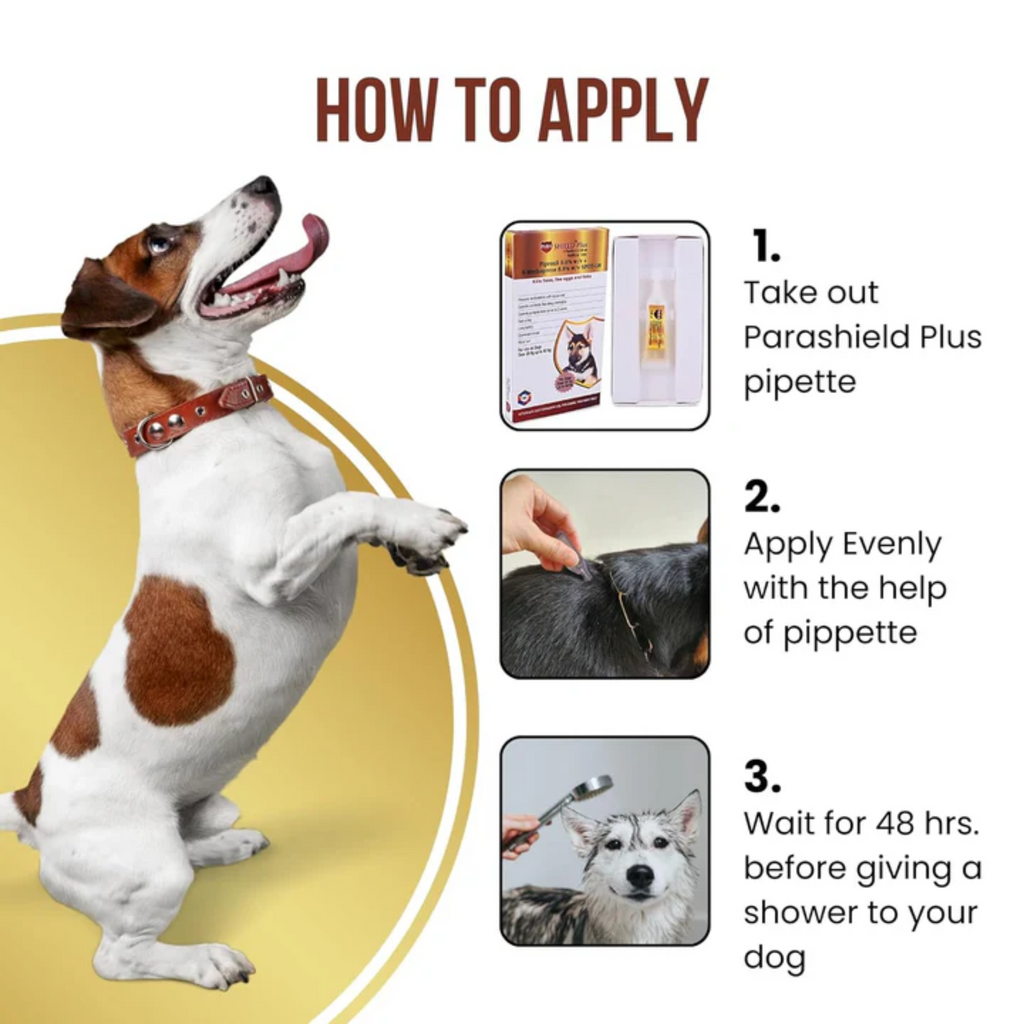 Parashield Plus Spot On Solution For Ticks And Fleas - Dog (Up To 10 Kg) - Animeal