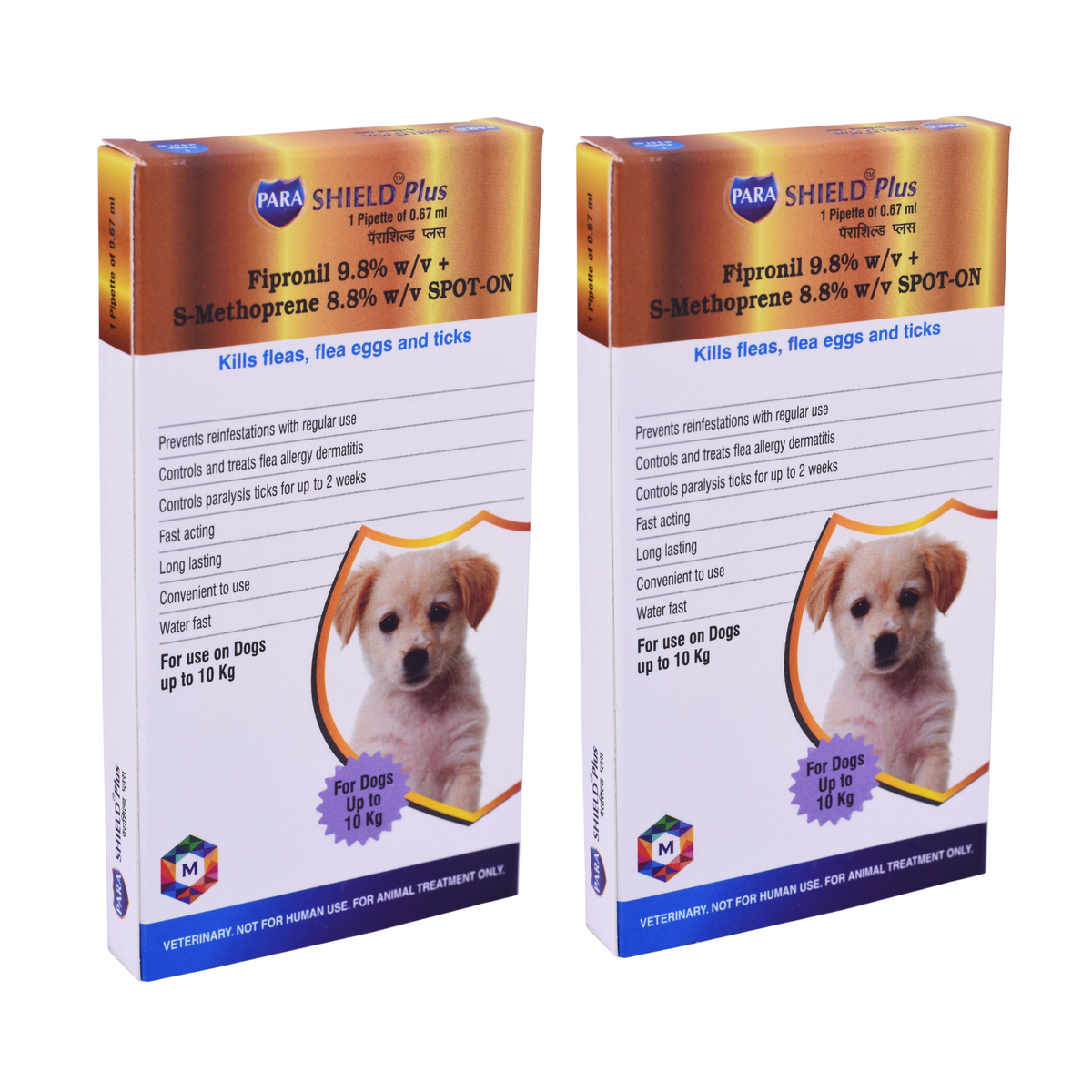 Parashield Plus Spot On Solution For Ticks And Fleas - Dog (Up To 10 Kg) - Animeal