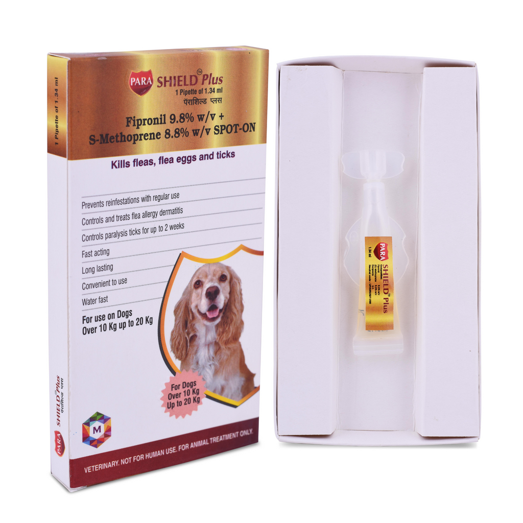 Parashield Plus Spot On Solution for Dog Over (10 kg up to 20 kg) - Animeal