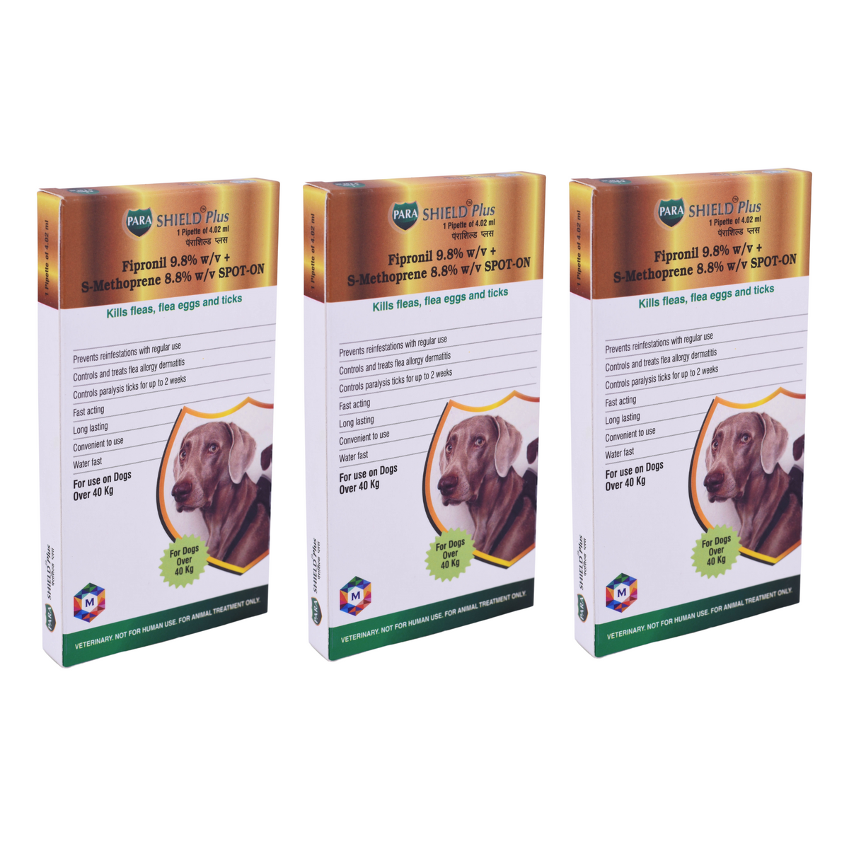 Parashield Plus Spot On Treatment for Dogs Over 40 kg - Animeal