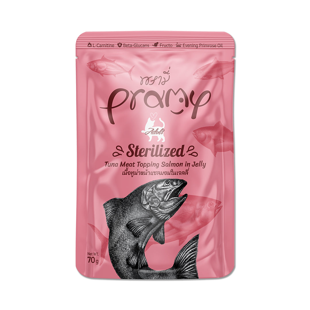 PRAMY STERILIZED WET CAT FOOD [70 GM]