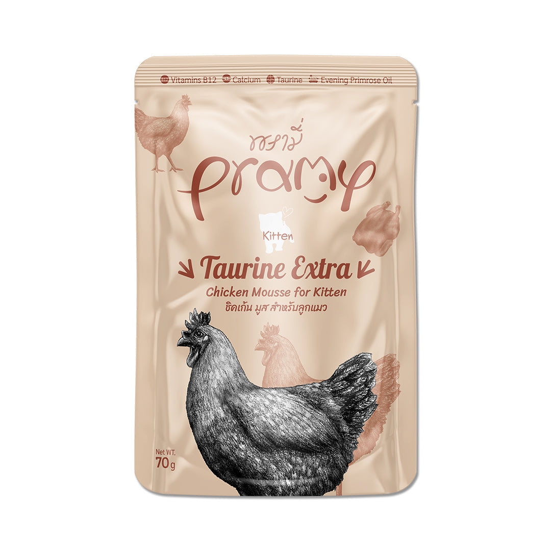 PRAMY TAURINE EXTRA WET CAT FOOD [70 GM]