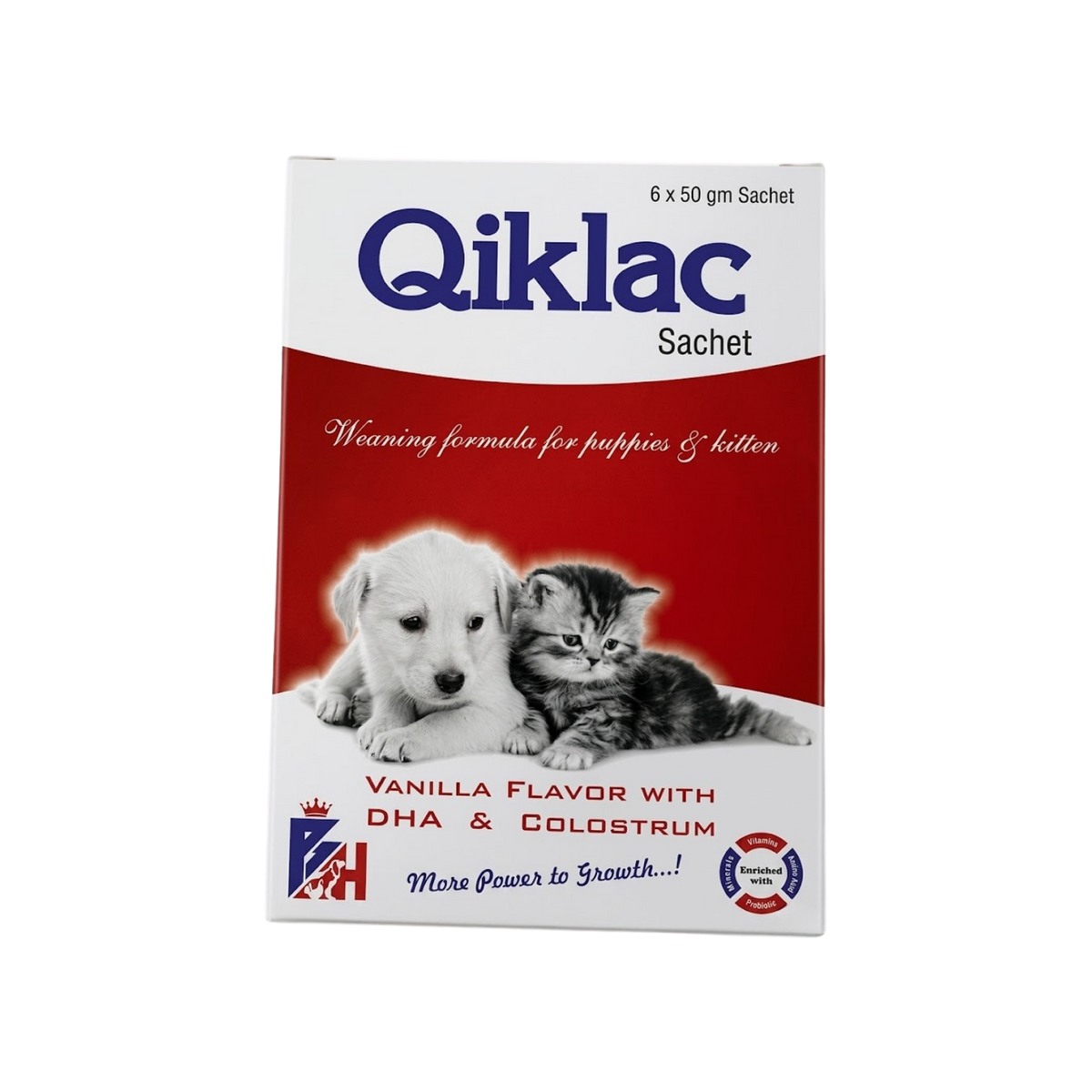 Pet Bovine Qiklac Sachet for Dogs and Cats, 50g