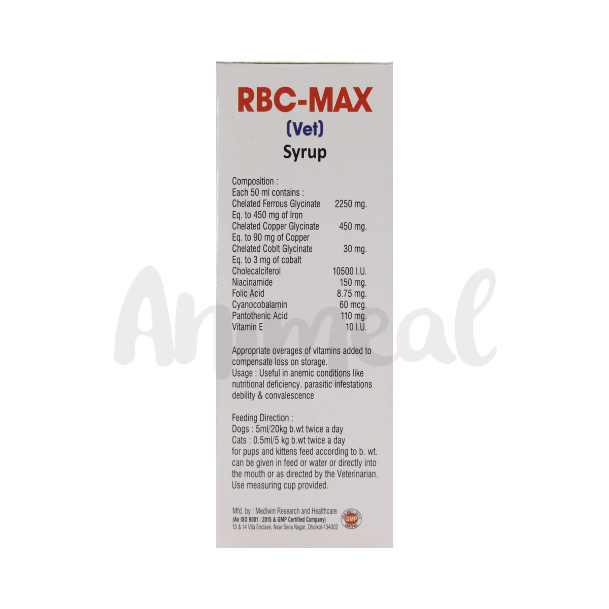 RBC MAX SYRUP - Animeal