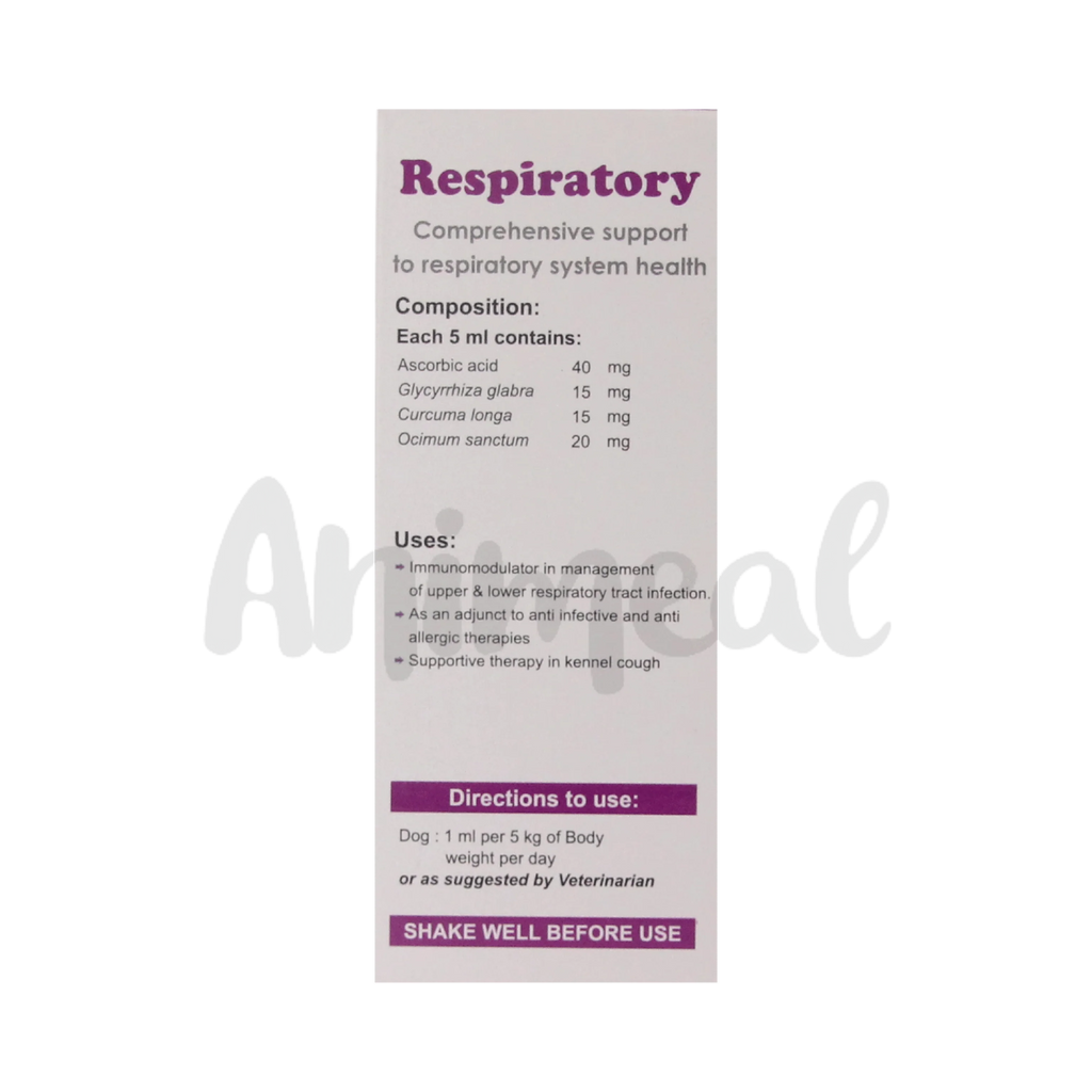 RESPIRATORY PET SYRUP - Animeal