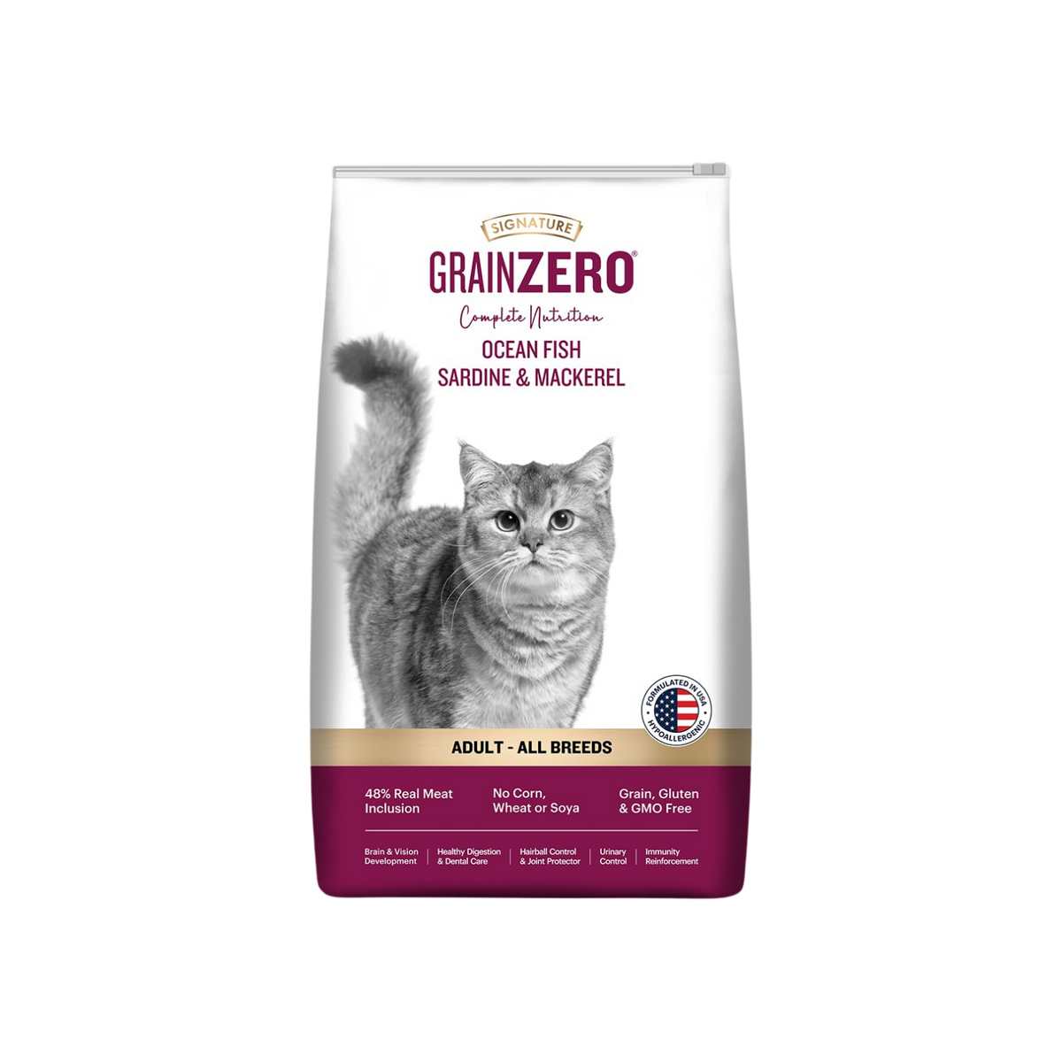 SIGNATURE GRAIN ZERO CAT ADULT - Animeal