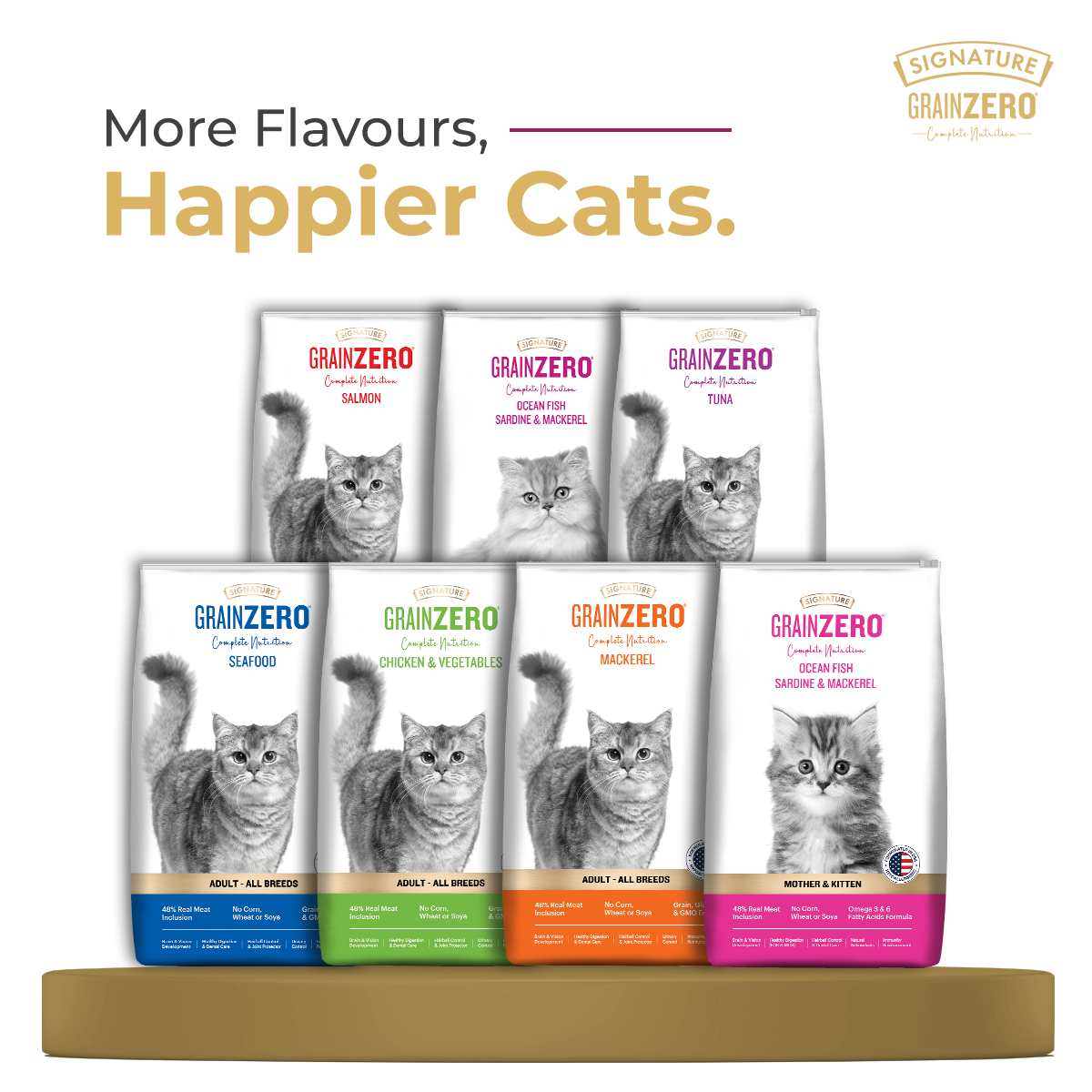 SIGNATURE GRAIN ZERO CAT ADULT - Animeal
