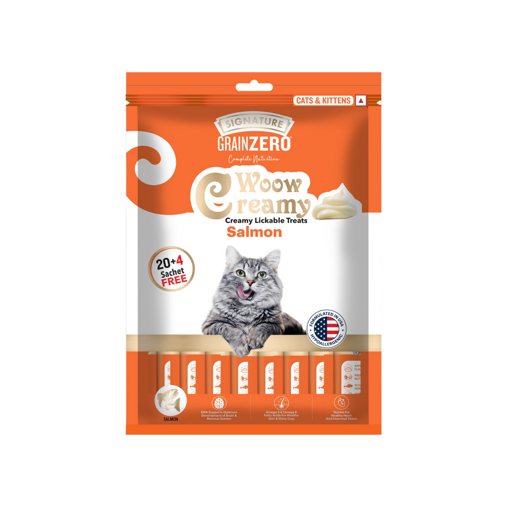 SIGNATURE GRAIN ZERO CREAMY TREAT SALMON (L) - Animeal