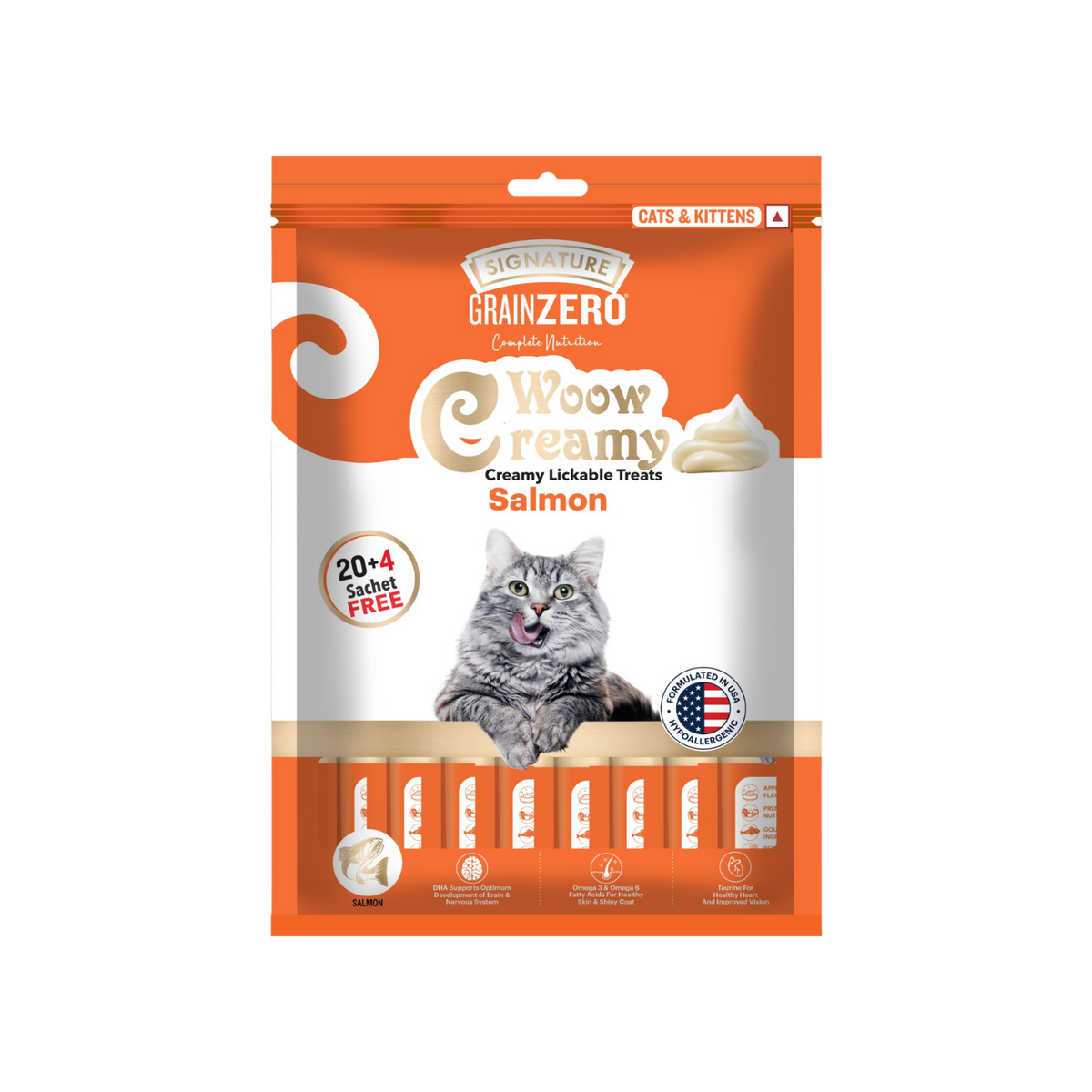 SIGNATURE GRAIN ZERO CREAMY TREAT SALMON (L) - Animeal