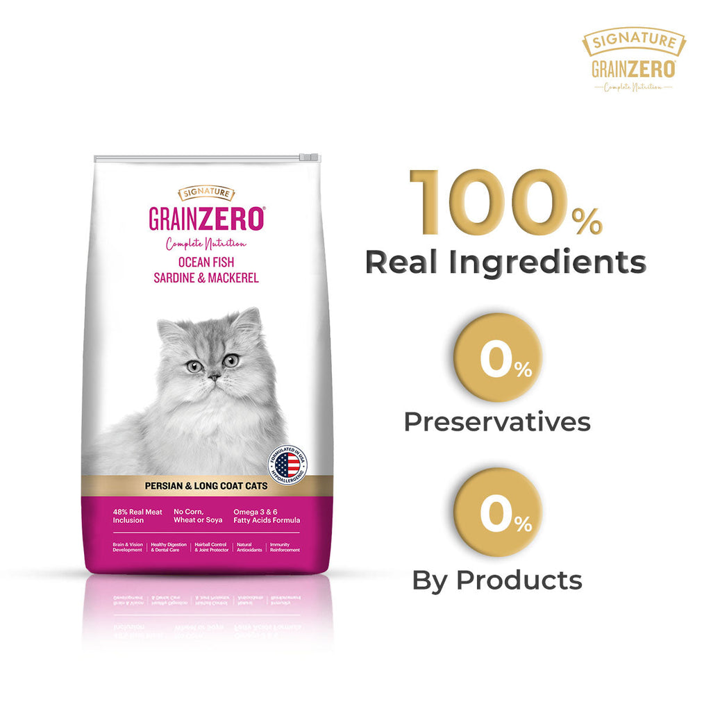 SIGNATURE GRAIN ZERO PERSIAN DRY FOOD (M) - Animeal