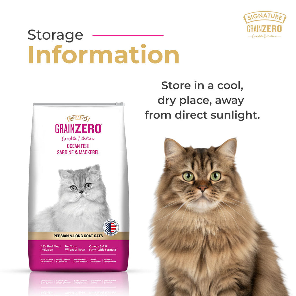 SIGNATURE GRAIN ZERO PERSIAN DRY FOOD (M) - Animeal