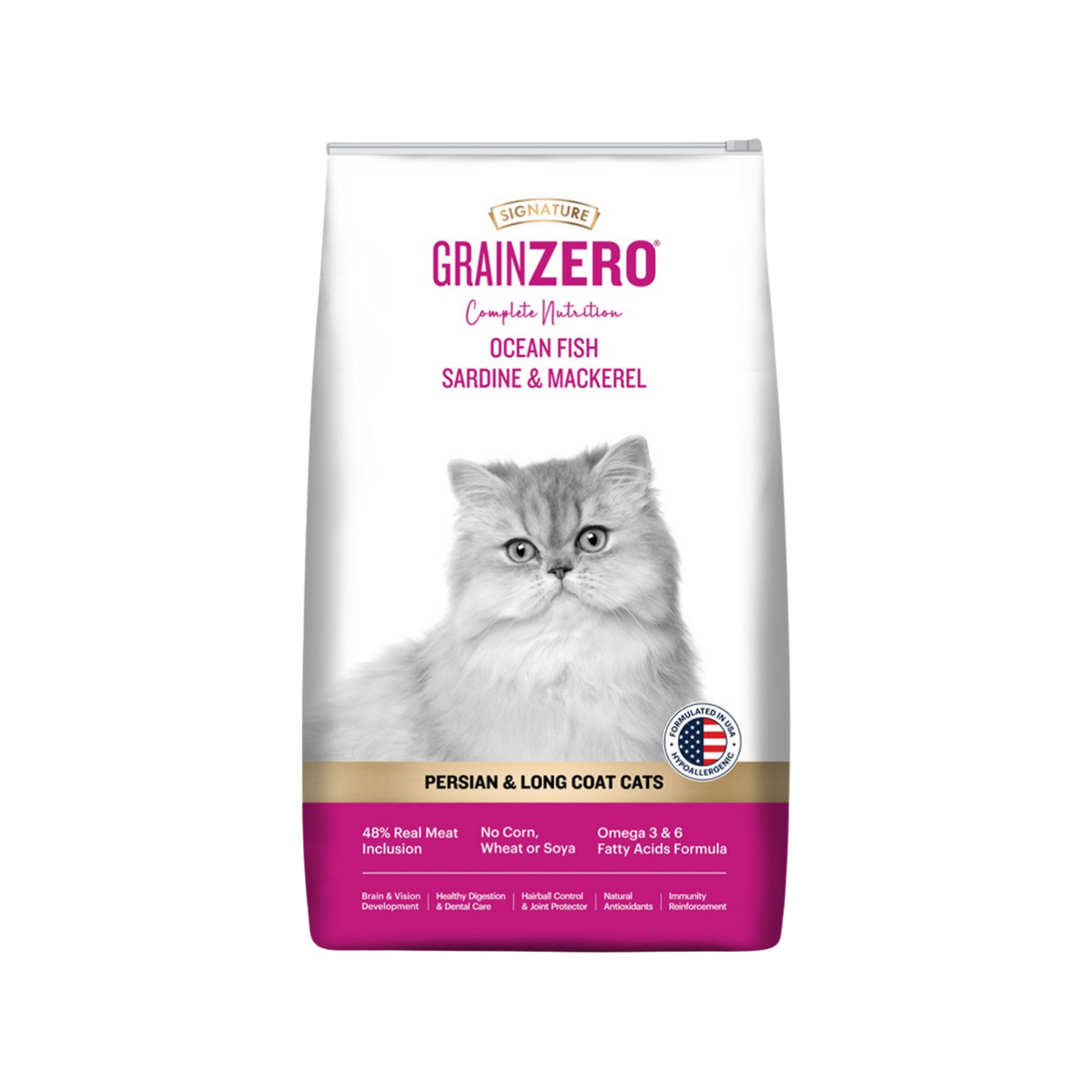 SIGNATURE GRAIN ZERO PERSIAN DRY FOOD (M) - Animeal