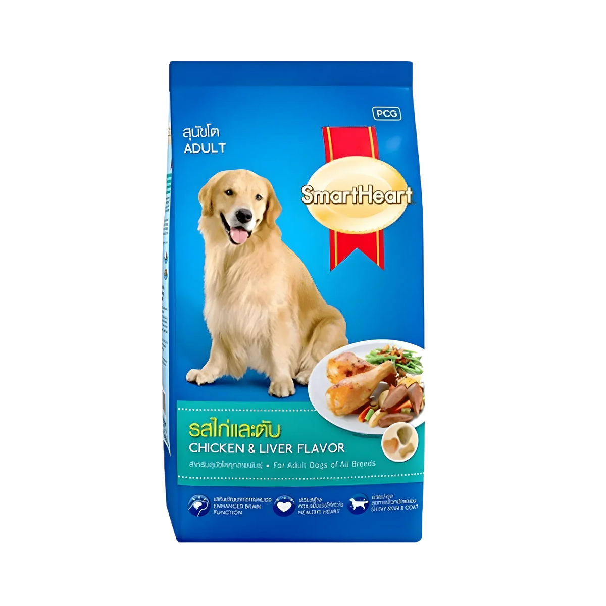 SMART HEART ADULT SMALL CHIC & LIV DRY FOOD (L) - Animeal