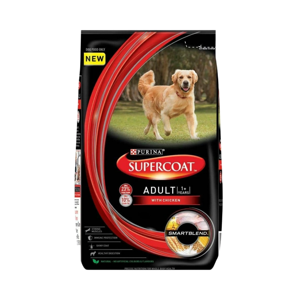 SUPERCOAT ADULT CHICKEN DRY FOOD [3KG] - Animeal