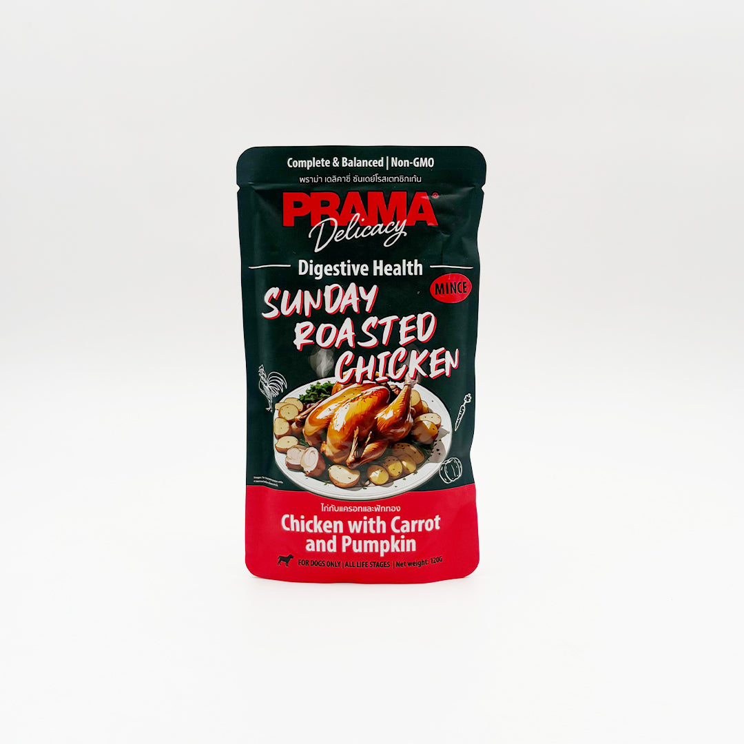 PRAMA DELICACY SUNDAY ROASTED CHICKEN WET DOG FOOD [120 GM]