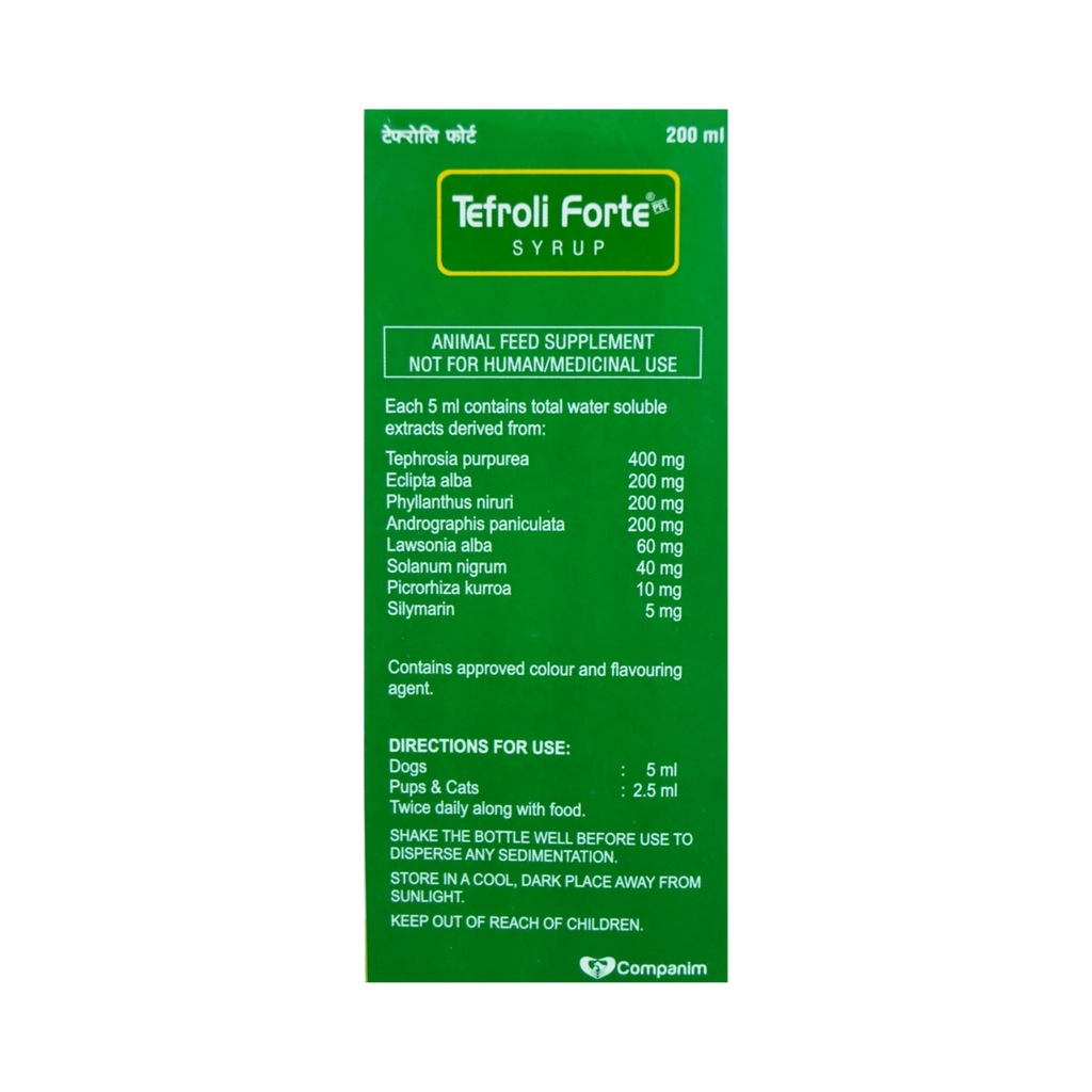 TEFROLI FORTE SYRUP - Animeal