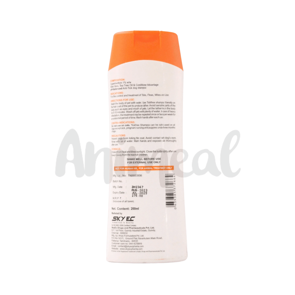 TICKFREE SHAMPOO - Animeal