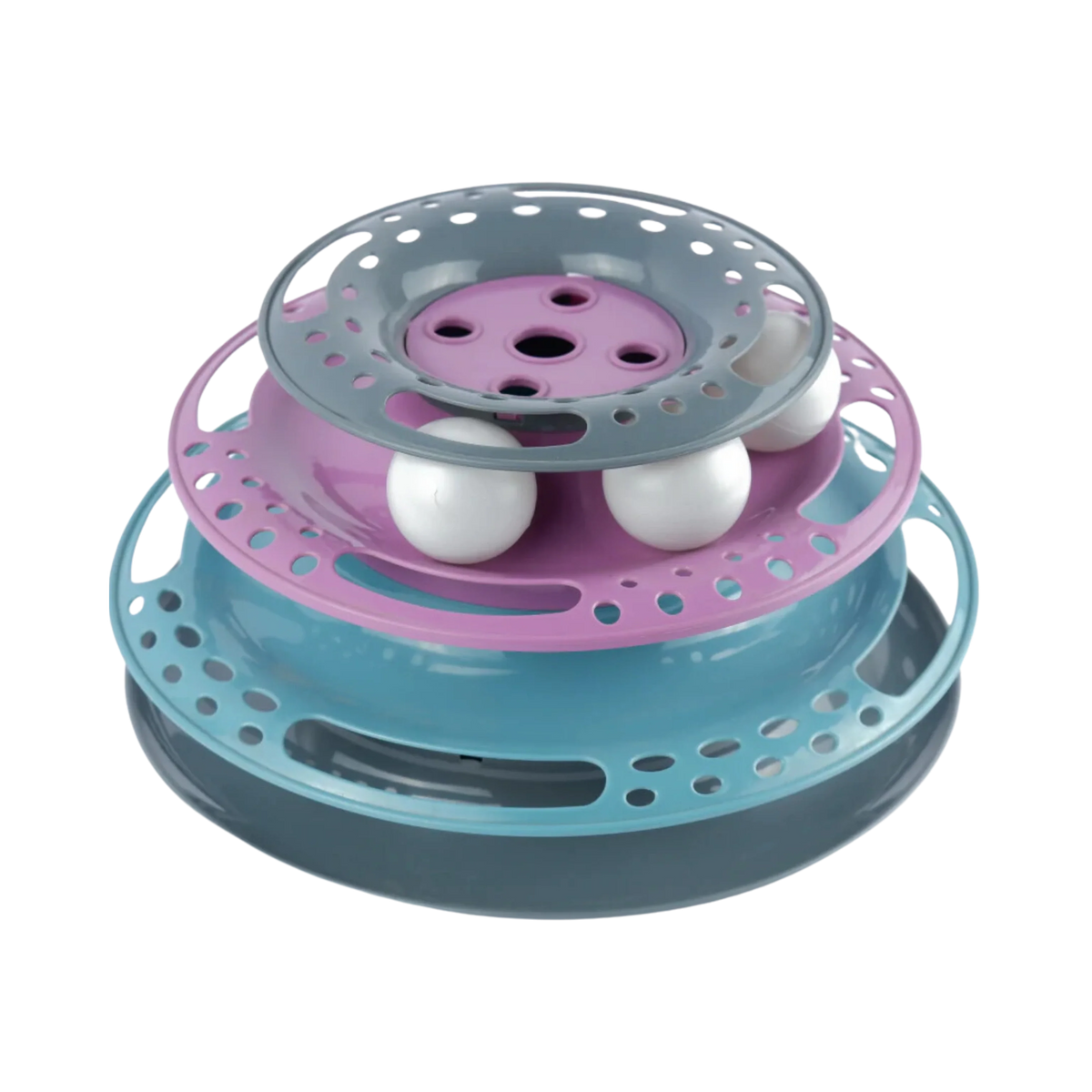 TRIXIE CAT CIRCLE TOWER CATCH THE BALLS DIS - Animeal