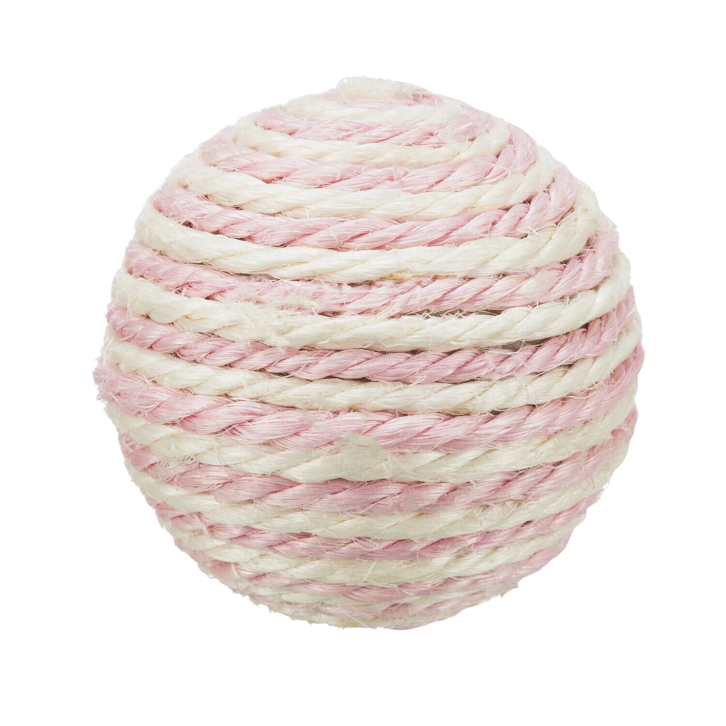 TRIXIE SISAL BALL WITH RATTLE DIA TOY - Animeal