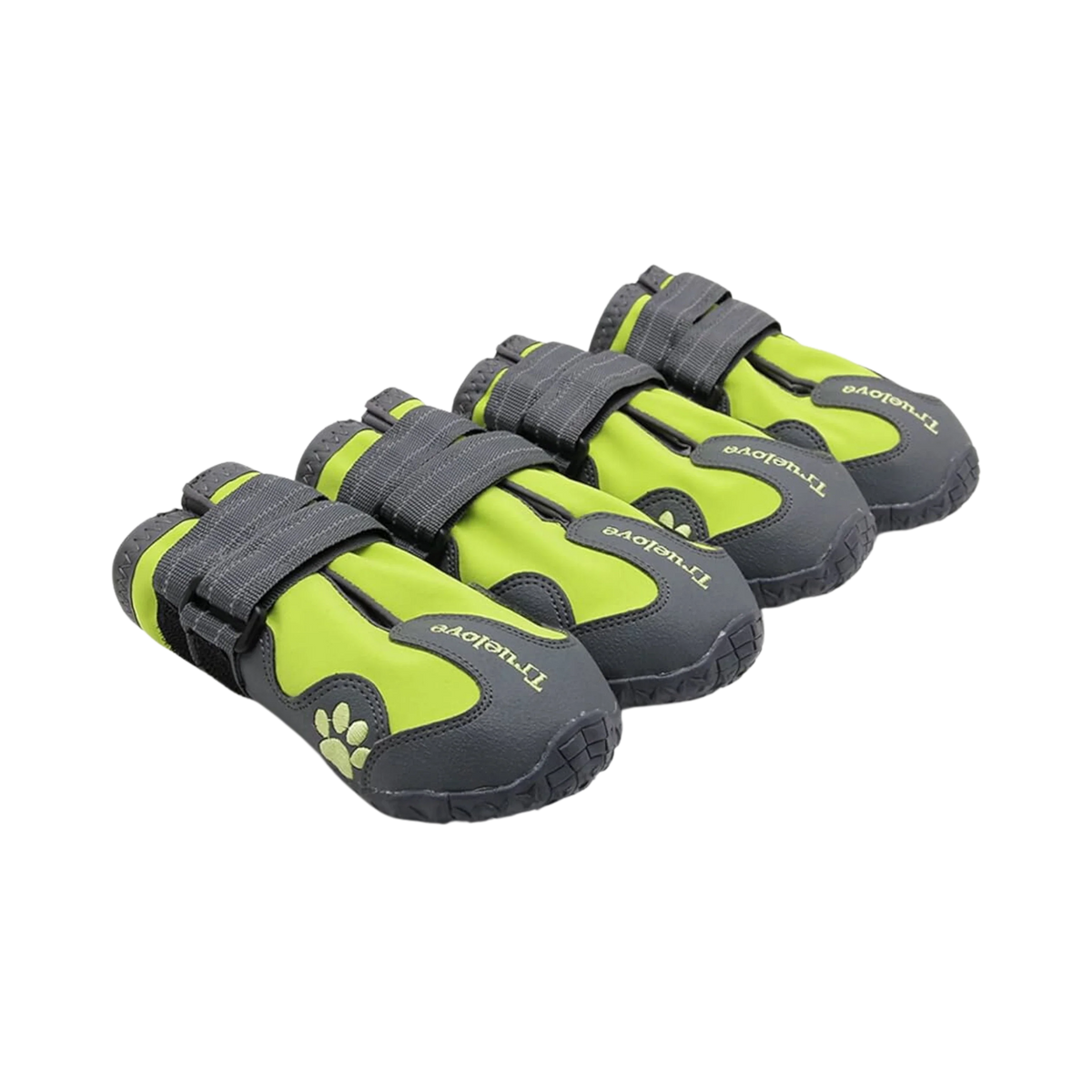 TRUELOVE PET BOOTS NEON YELLOW (M) - Animeal