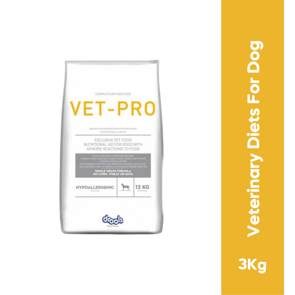 VET PRO HYPOALLERGENIC DRY FOOD (M) - Animeal