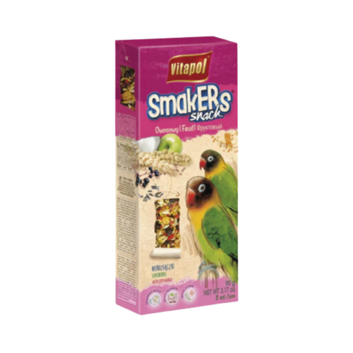 VITAPOL FRUIT SMAKERS FOR LOVEBIRDS - Animeal