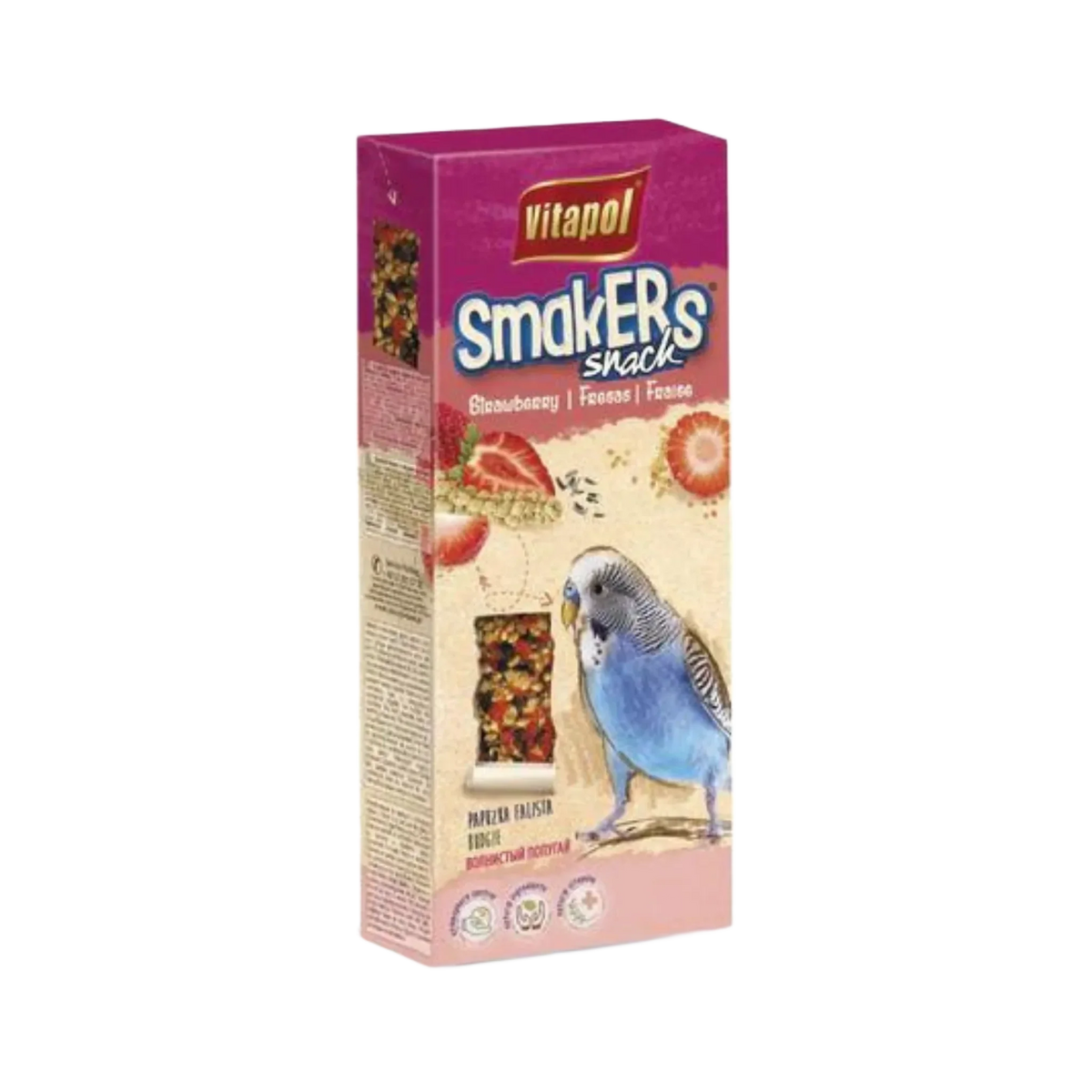 VITAPOL STRAWBERRY SMAKERS FOR BUDGIES - Animeal