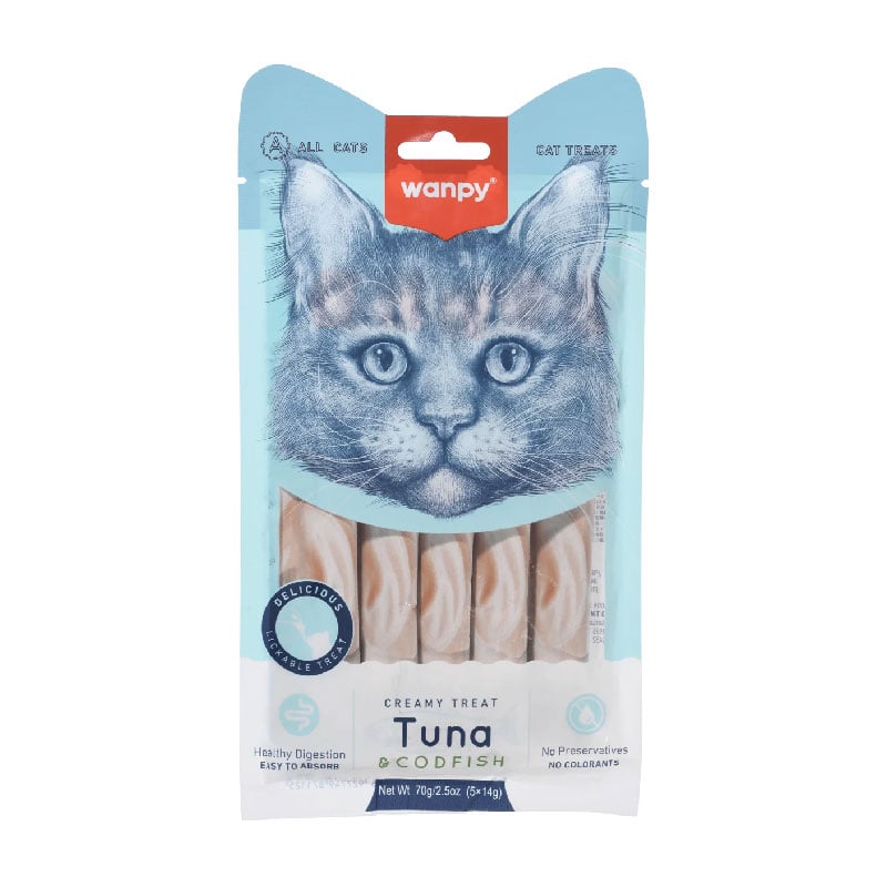 WANPY CREAMY TUNA CODFISH TREAT - Animeal
