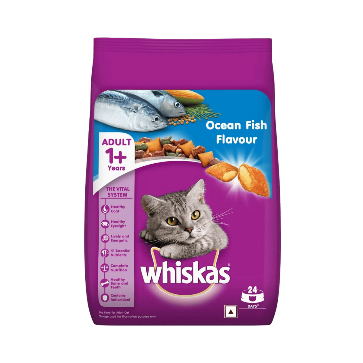 WHISKAS ADULT OCEAN FISH DRY FOOD [7 KG] - Animeal