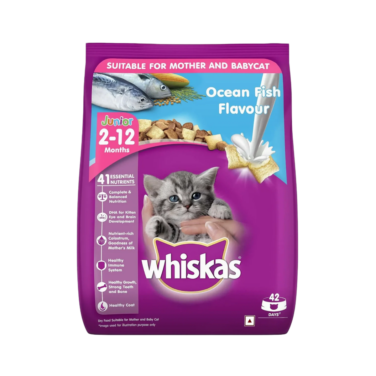 WHISKAS JUNIOR OCEAN FISH DRY FOOD [6.5 KG]