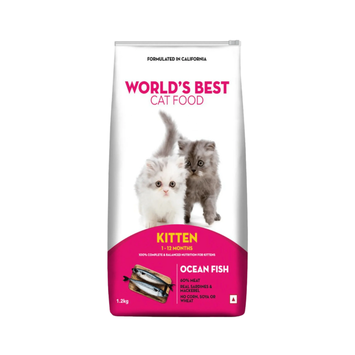 WORLD BEST KITTEN CAT FOOD [1.2 KG] - Animeal
