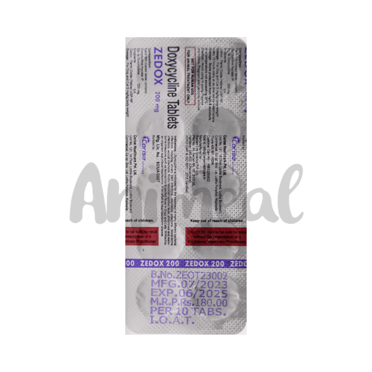 ZEDOX 200 TABLET - Animeal