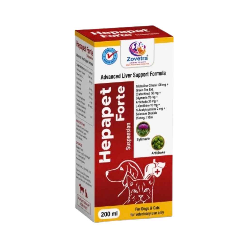 ZOVETRA HEPAPET FORTE SUSPENSION [200 ML] - Animeal