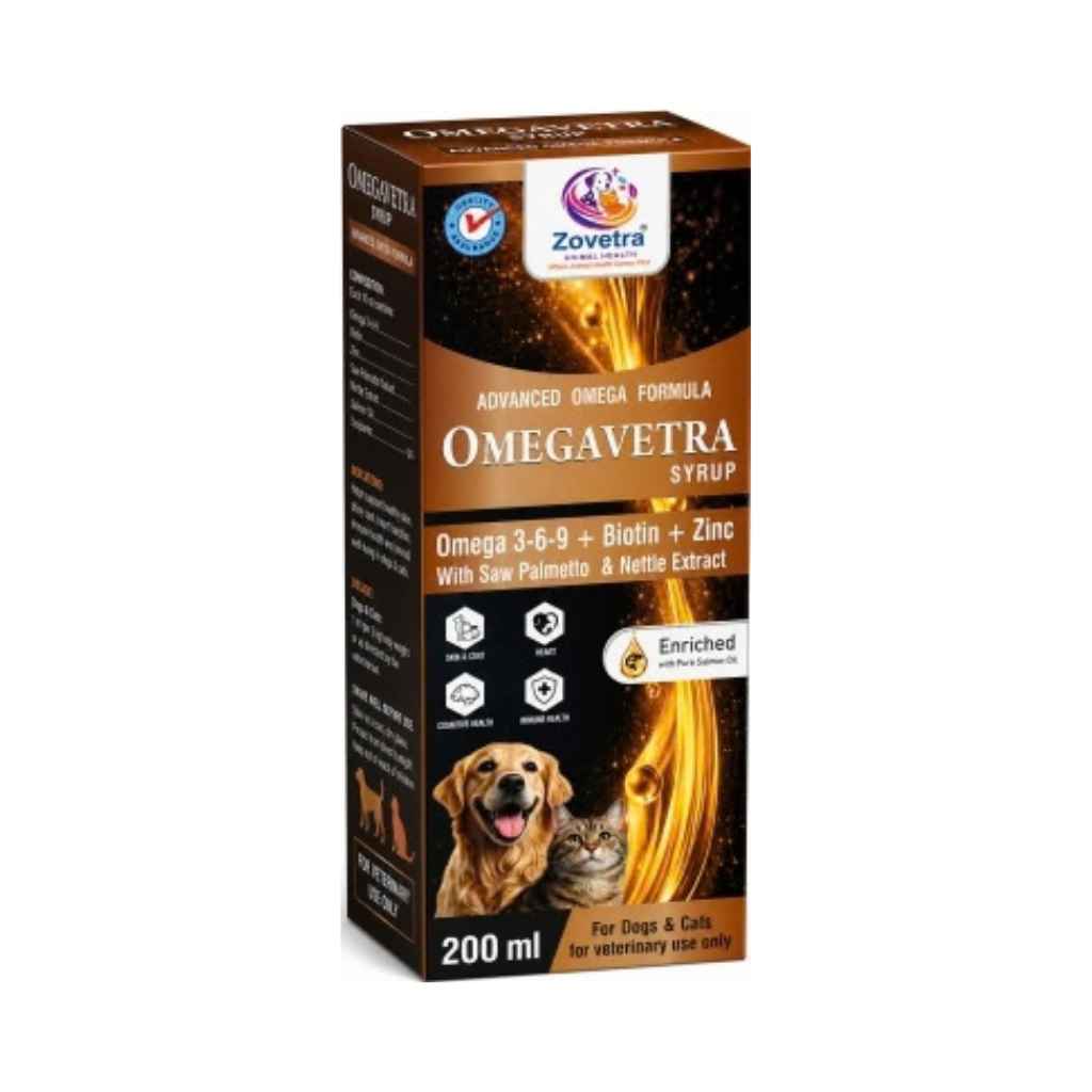 ZOVETRA OMEGAVETRA SYRUP [200 ML] - Animeal